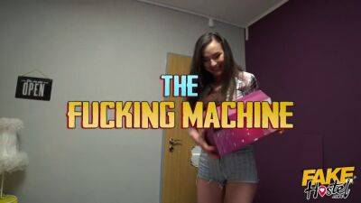 Fucking machine squirting orgasm anal creampie - sexu.com - Russia