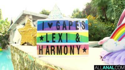 Lexi Lore - Lexi - Anal gaping fun with Harmony Wonder and Lexi Lore - sexu.com