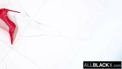 AllBlackX - Ebony Slut Takes Hardcore Anal - hotmovs.com