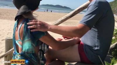 She Loves Doing Anal In Public On The Beach - Real Amateur - hotmovs.com - Brazil