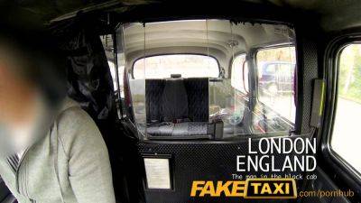 Lena Frank trades anal for a free ride in fake taxi - sexu.com - Britain