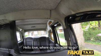 New driver gives blonde a wild anal ride in fake taxi - sexu.com