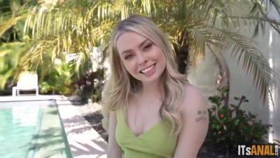 Petite, Blonde & She Loves Anal! - Haley Spades - upornia.com