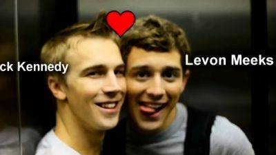 Twinks Levon Meeks and Patrick Kennedy anal breed and cum - drtuber.com